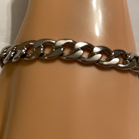 Other - CUBAN BRACELET,  (STAINLESS STEEL) SIZE 8.5” LONG